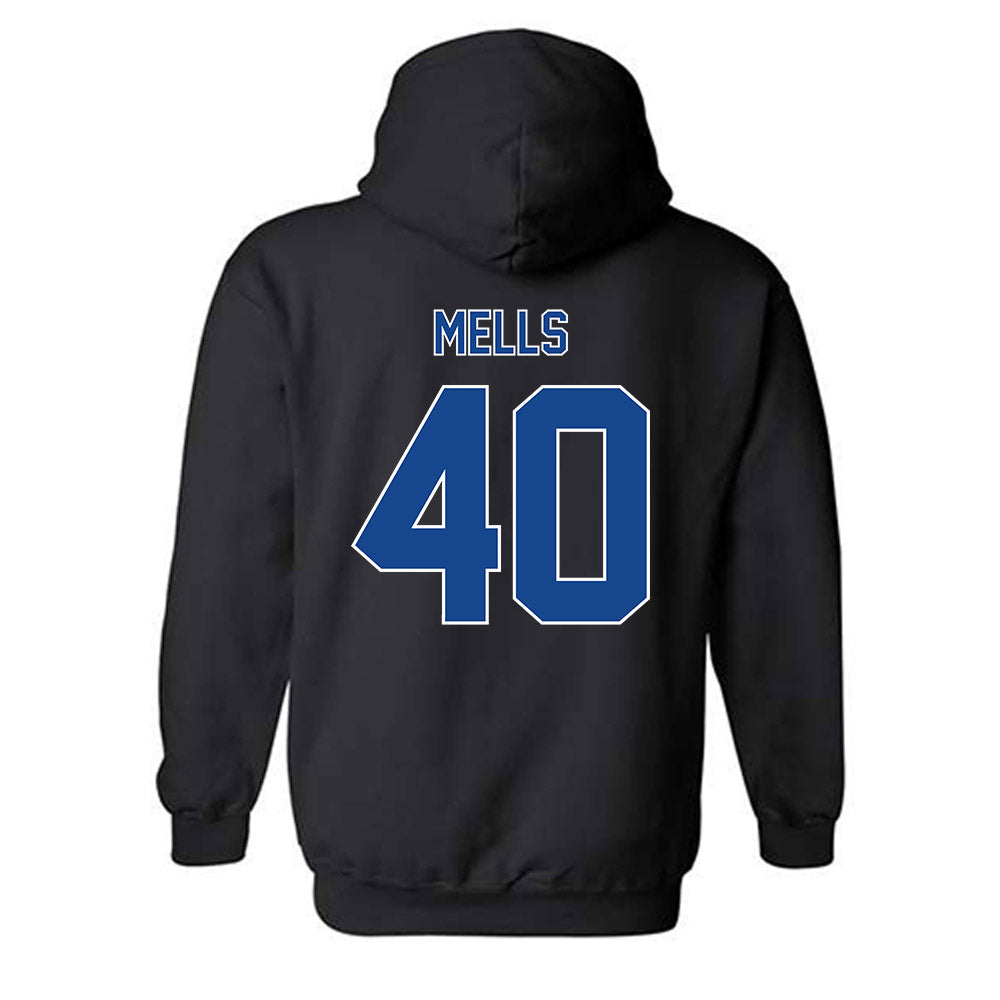Georgia State - NCAA Football : Sir Mells - Classic Fashion Shersey Hooded Sweatshirt-1