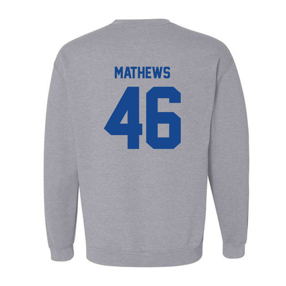 Georgia State - NCAA Football : Ian Mathews - Classic Fashion Shersey Crewneck Sweatshirt-1