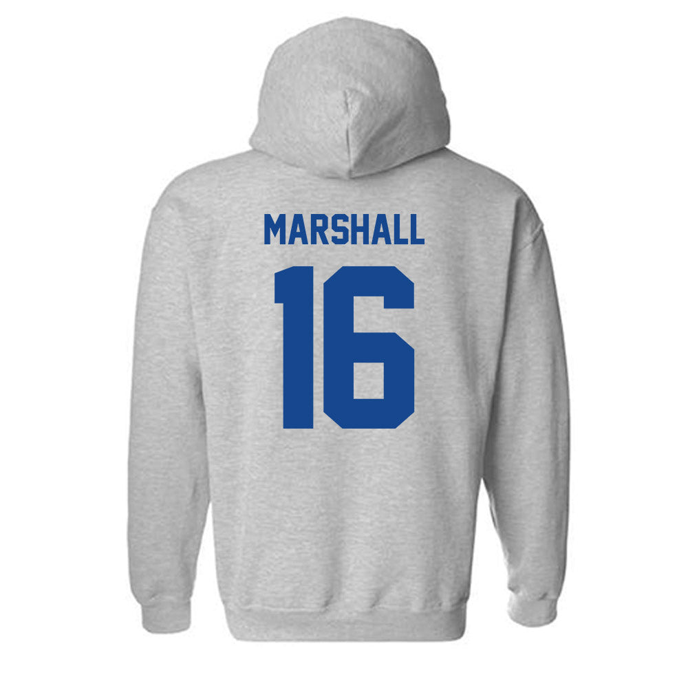 Georgia State - NCAA Football : Jaylin Marshall - Classic Fashion Shersey Hooded Sweatshirt-1