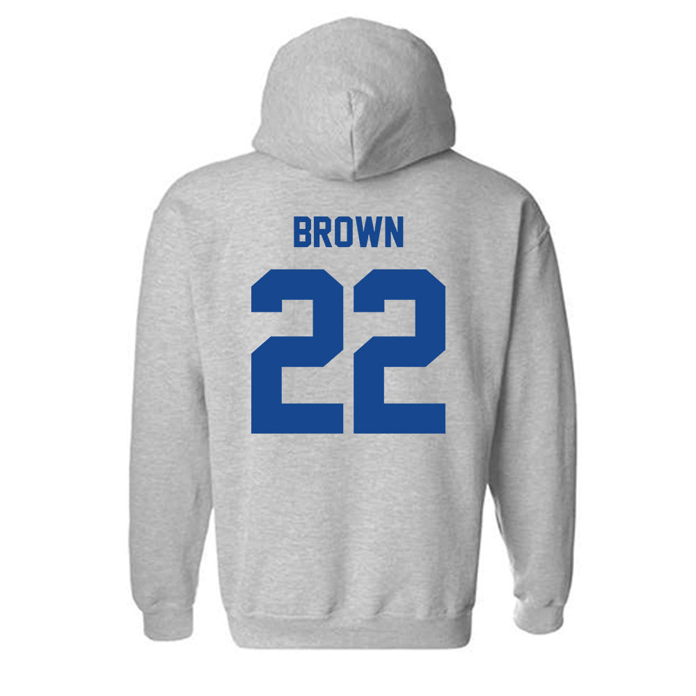 Georgia State - NCAA Men's Basketball : Malachi Brown - Classic Fashion Shersey Hooded Sweatshirt-1