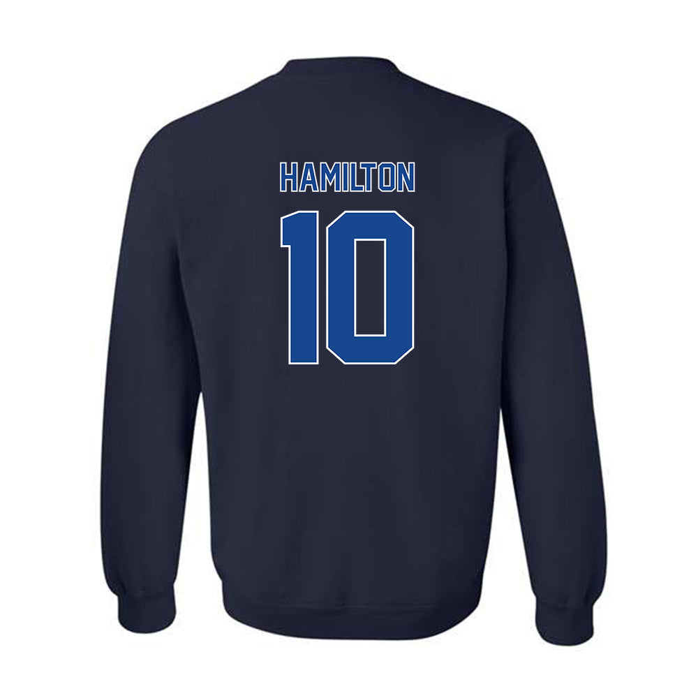 Georgia State - NCAA Men's Basketball : Jelani Hamilton - Classic Fashion Shersey Crewneck Sweatshirt-1