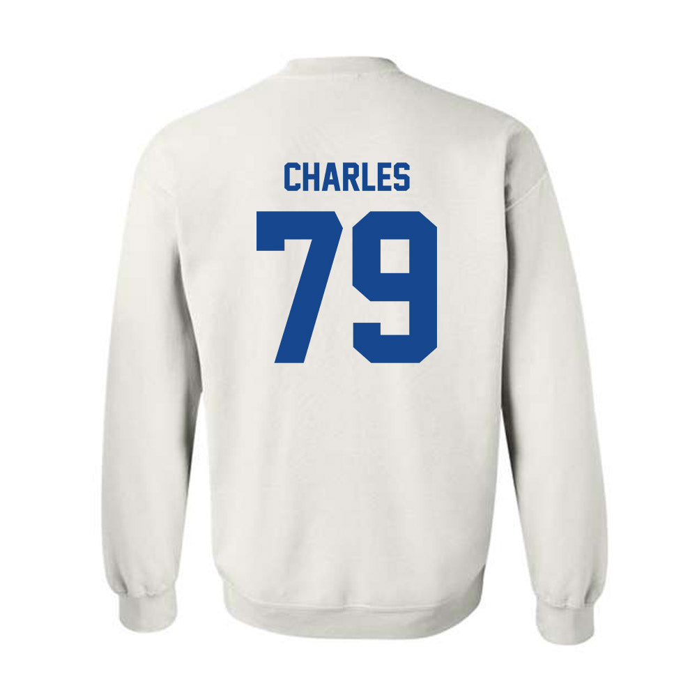 Georgia State - NCAA Football : Ethan Charles - Classic Shersey Crewneck Sweatshirt-1