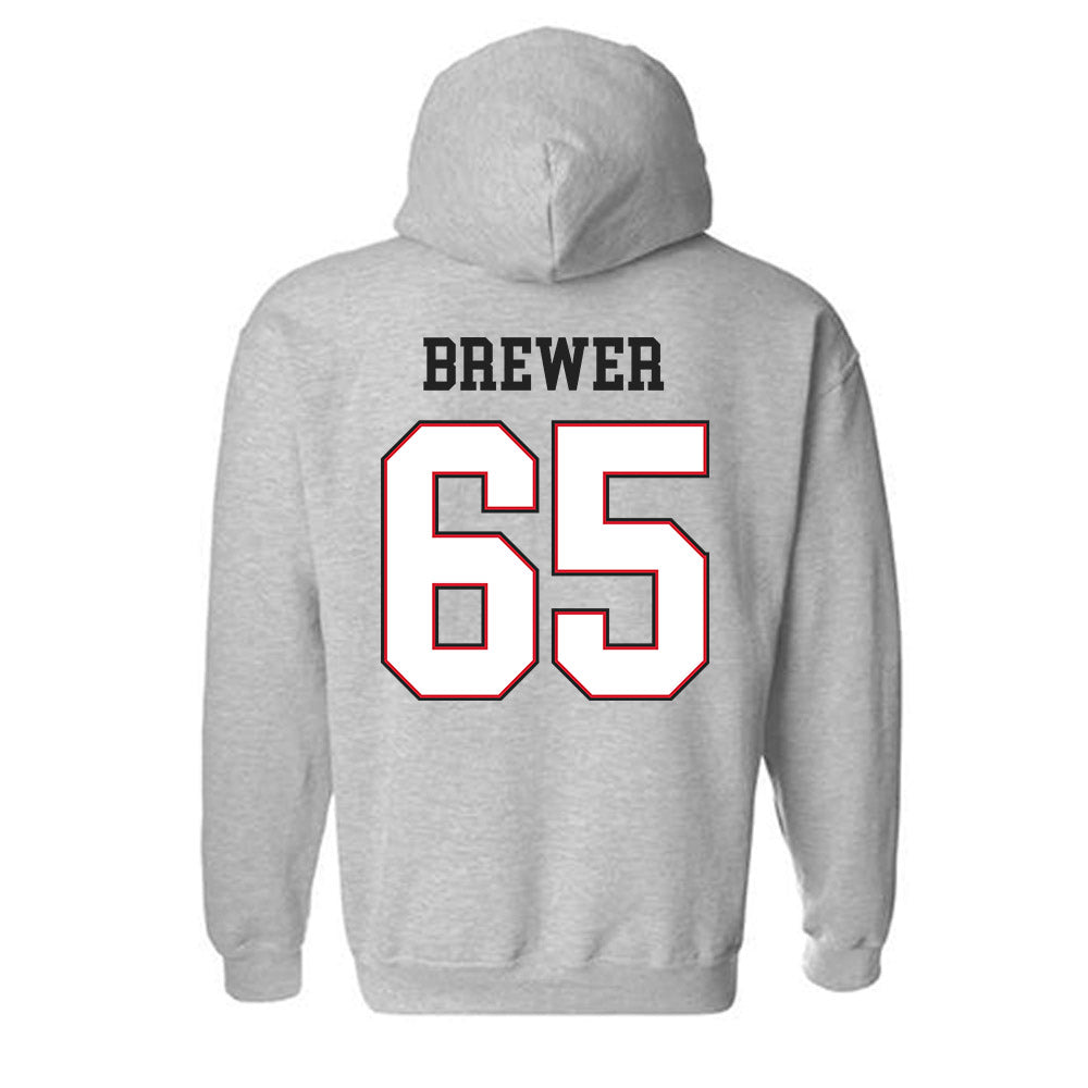 SEMO - NCAA Football : Hudson Brewer - Classic Fashion Shersey Hooded Sweatshirt-1