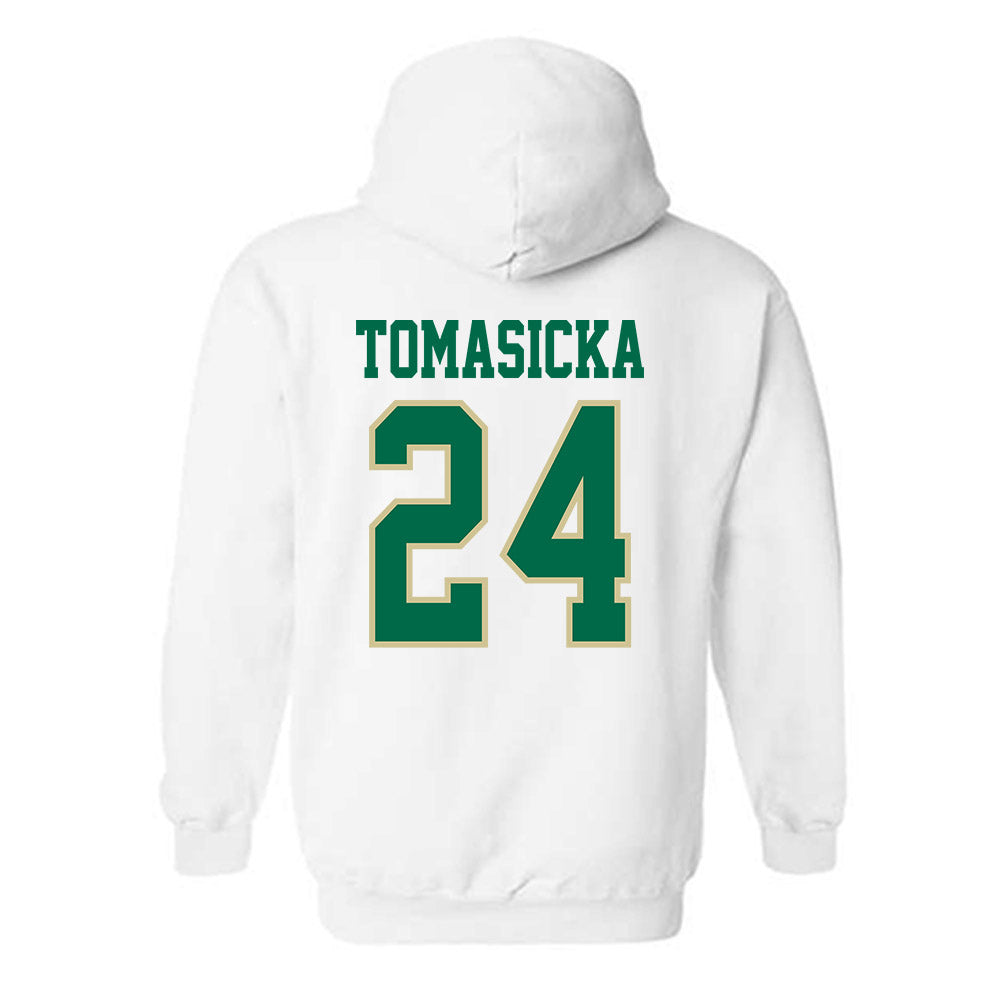 USF - NCAA Women's Basketball : Raina Tomasicka - Classic Fashion Shersey Hooded Sweatshirt-1