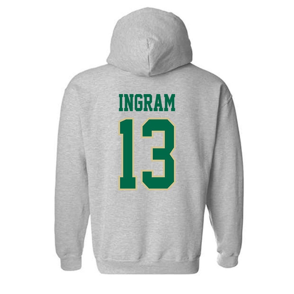 USF - NCAA Women's Basketball : Stefanie Ingram - Classic Fashion Shersey Hooded Sweatshirt-1