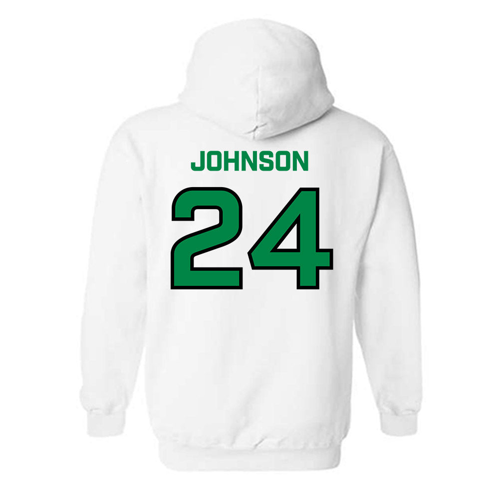 USC Upstate - NCAA Men's Basketball : Chico Johnson - Classic Fashion Shersey Hooded Sweatshirt-1