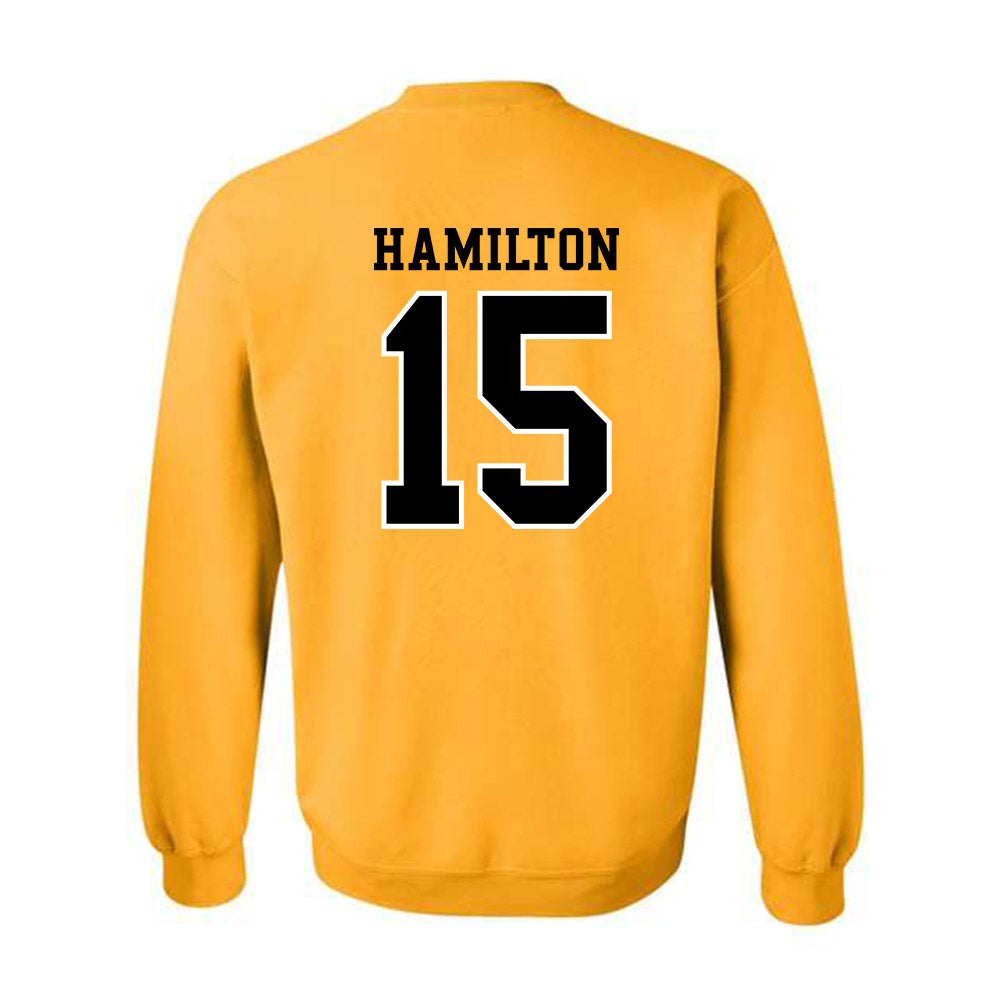 Kennesaw - NCAA Football : Five Hamilton - Classic Fashion Shersey Crewneck Sweatshirt-1