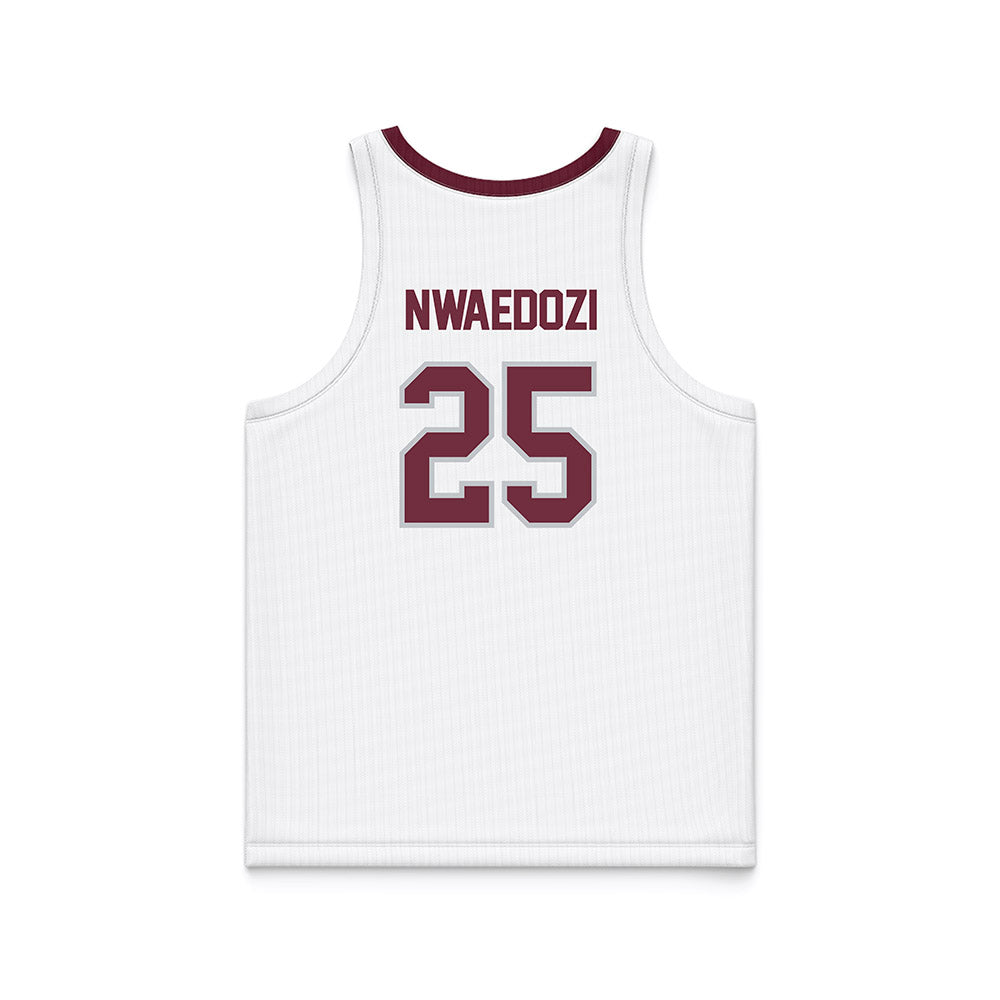 Mississippi State - NCAA Women's Basketball : Favour Nwaedozi - White Basketball Jersey-1