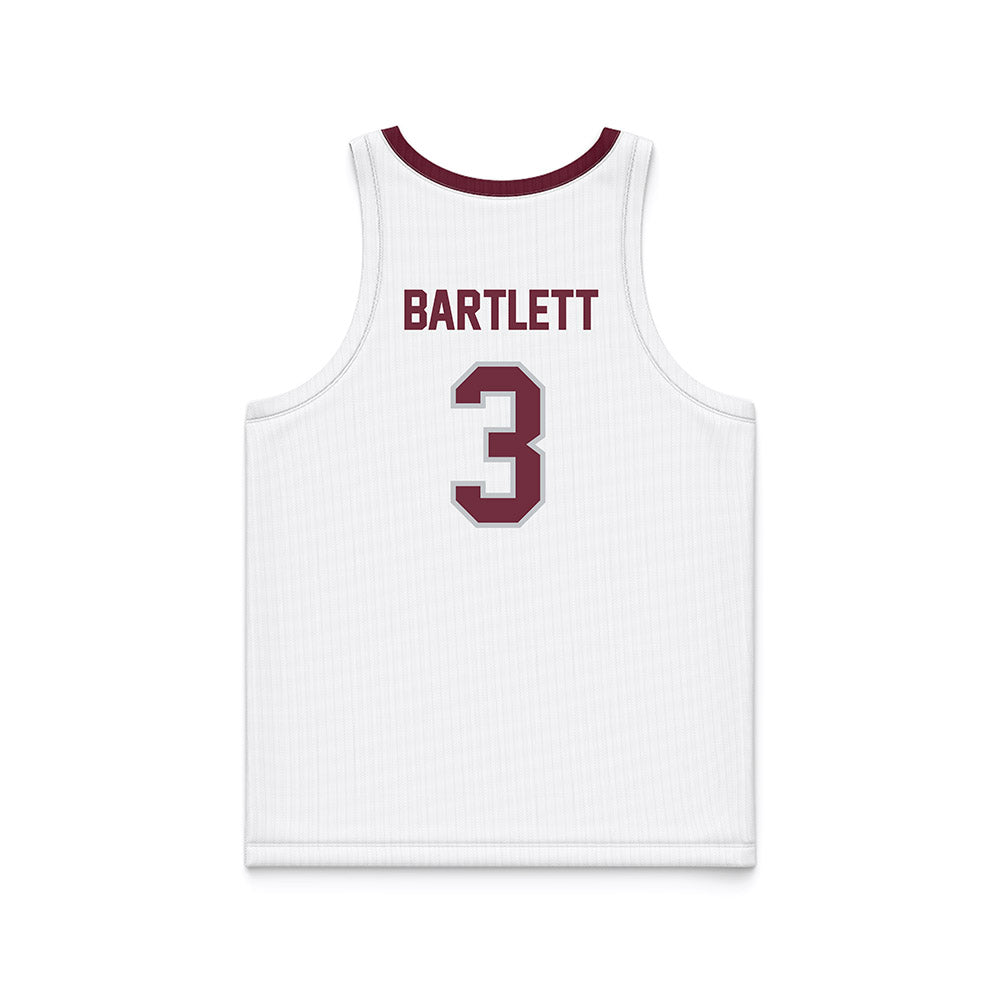 Mississippi State - NCAA Men's Basketball : Tee Bartlett - White Basketball Jersey-1