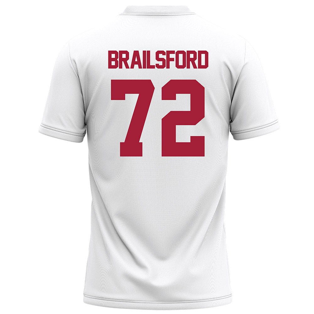 Alabama - NCAA Football : Parker Brailsford - White Football Jersey