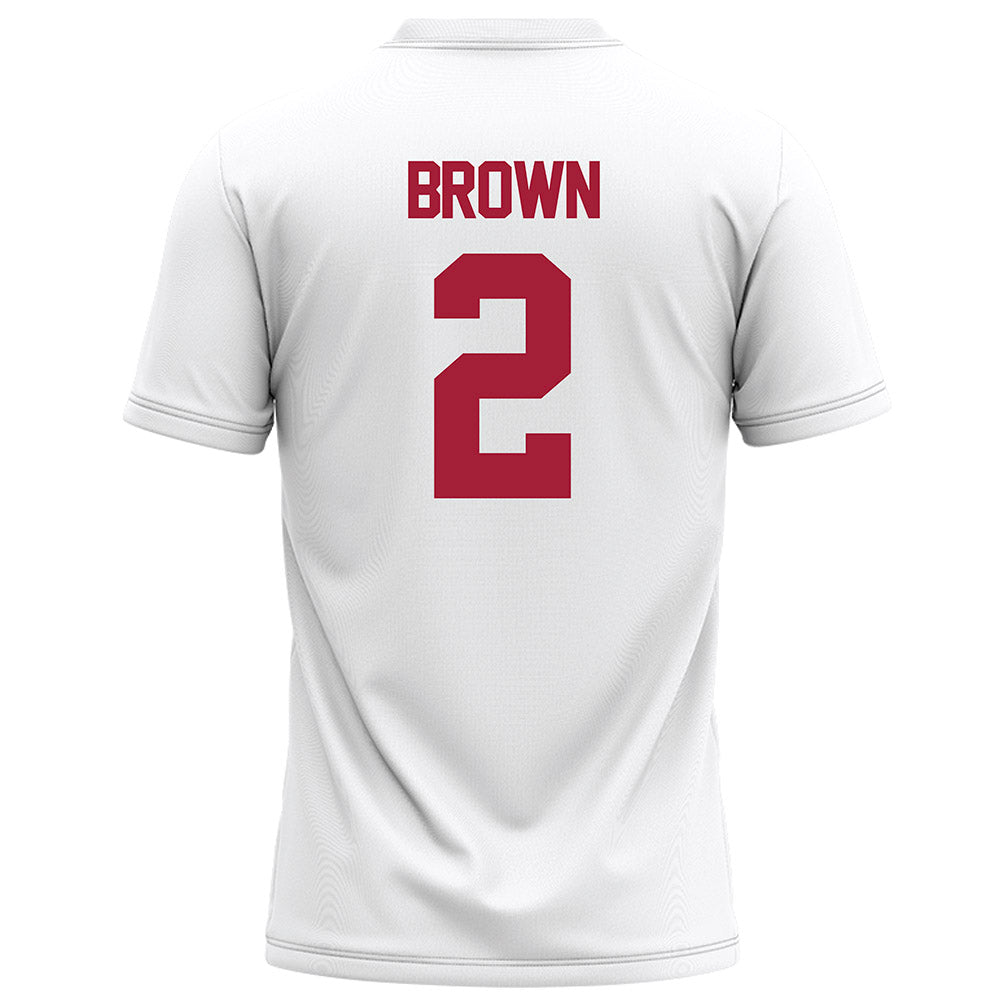 Alabama - NCAA Football : Zabien Brown - White Football Jersey
