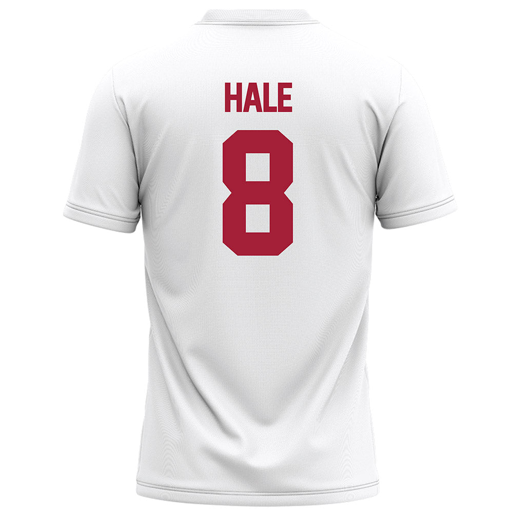 Alabama - NCAA Football : Jalen Hale - White Football Jersey-1