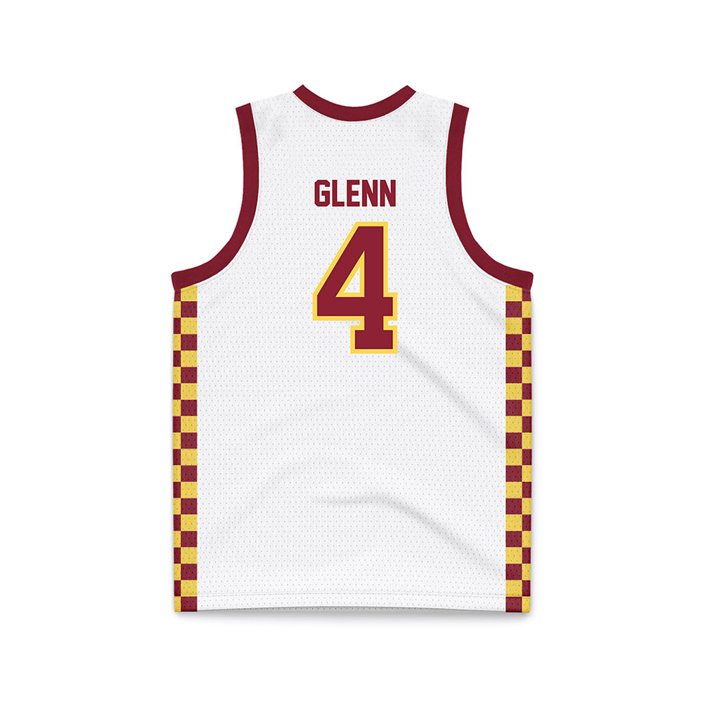 NSU - NCAA Men's Basketball : James Glenn - White Basketball Jersey