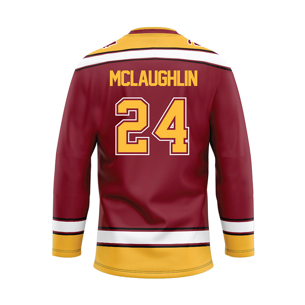 Minnesota - NCAA Men's Ice Hockey : Finn McLaughlin - Maroon Hockey Jersey-1