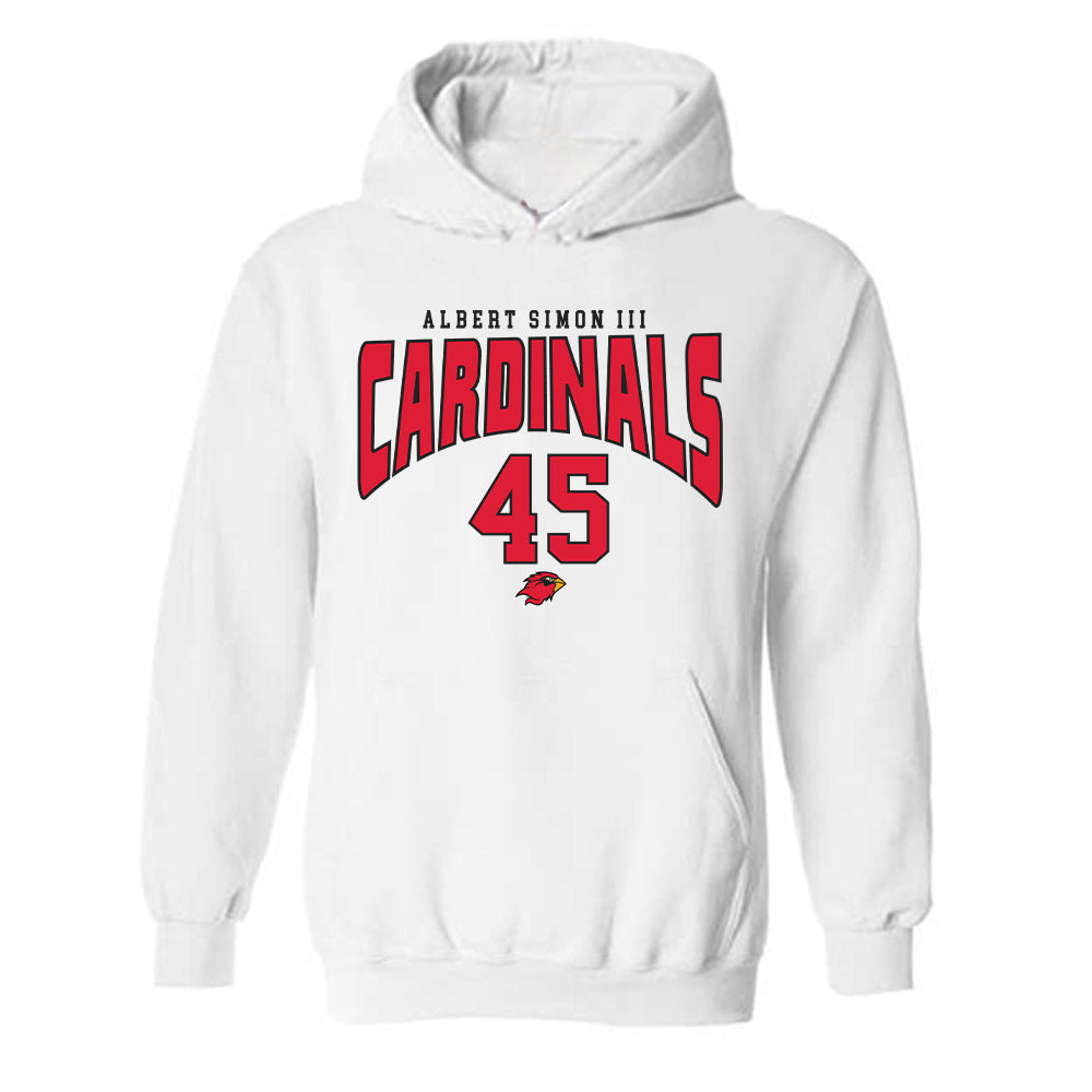 Lamar - NCAA Football : Albert Simon III - Classic Fashion Shersey Hooded Sweatshirt-0