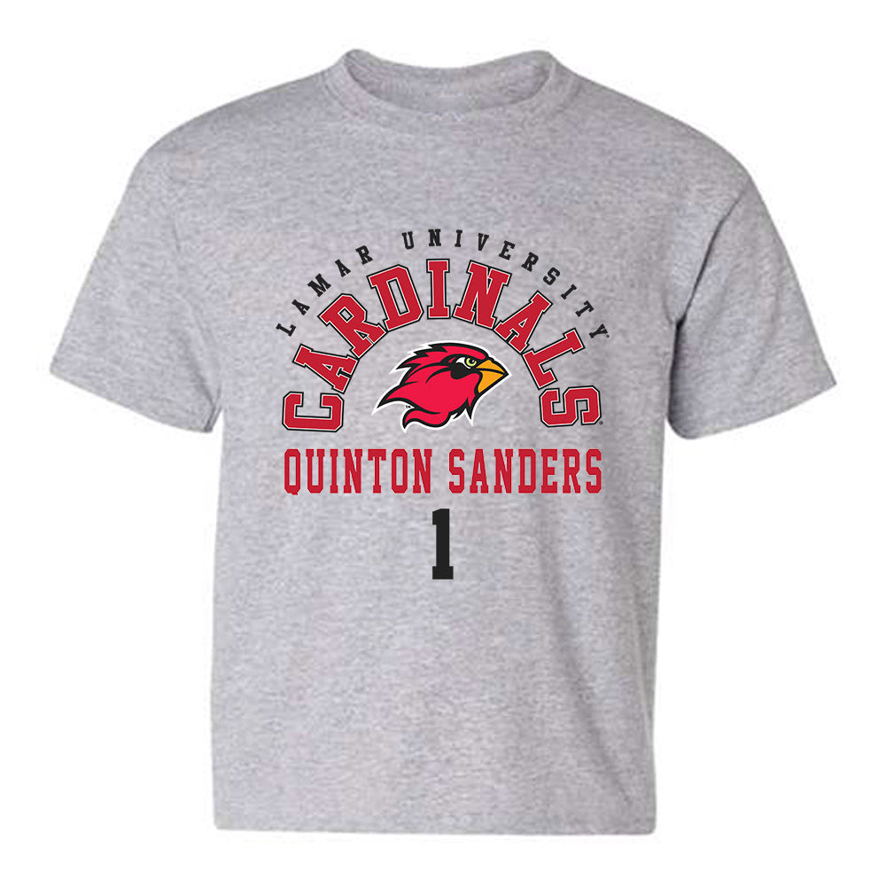 Lamar - NCAA Men's Basketball : Quinton Sanders - Classic Fashion Shersey Youth T-Shirt-0