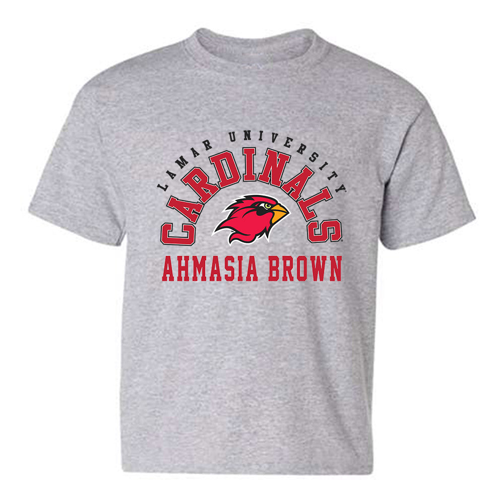 Lamar - NCAA Women's Track & Field : Ahmasia Brown - Classic Fashion Shersey Youth T-Shirt-0