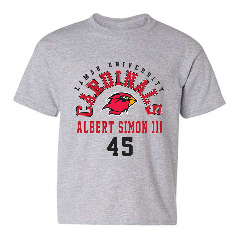 Lamar - NCAA Football : Albert Simon III - Classic Fashion Shersey Youth T-Shirt-0