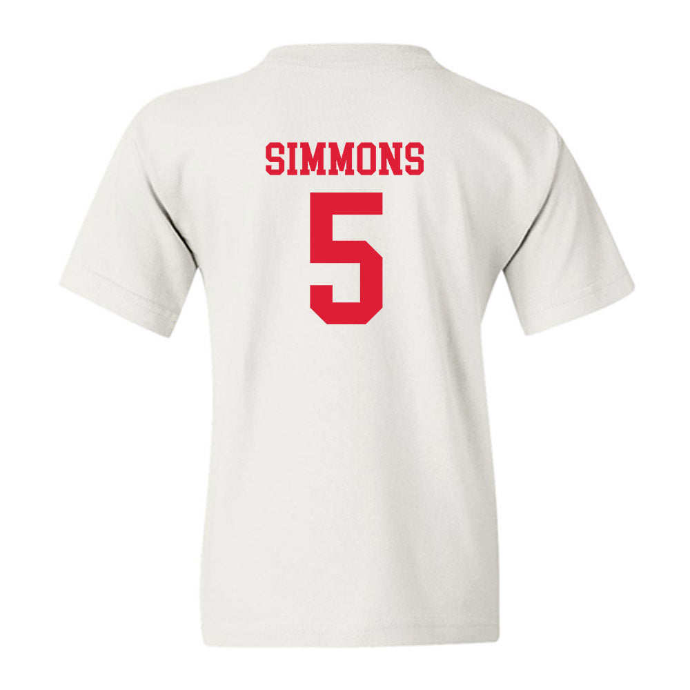 Lamar - NCAA Football : Brit Simmons - Classic Shersey Youth T-Shirt-1