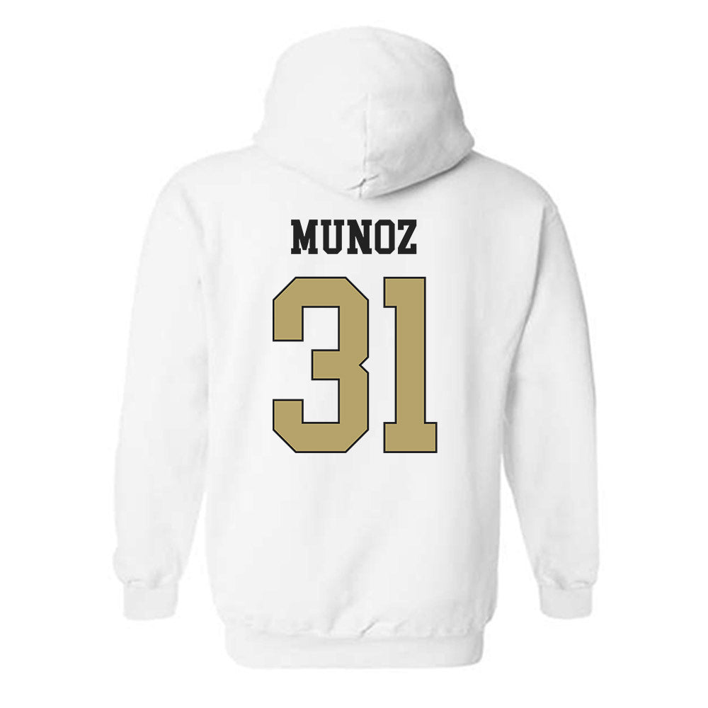 Central Florida - NCAA Men's Soccer : Juanvi Munoz - Classic Shersey Hooded Sweatshirt-1