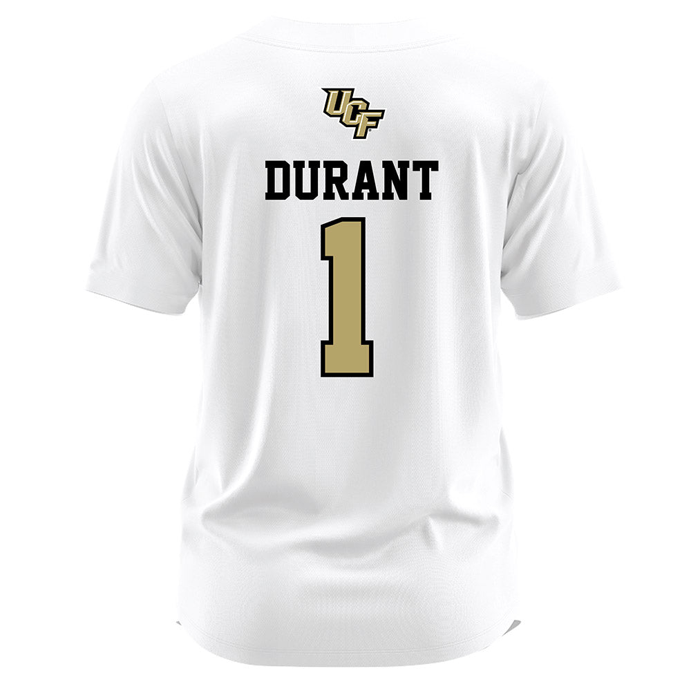 Central Florida - NCAA Softball : Ayala Durant - White Jersey-1