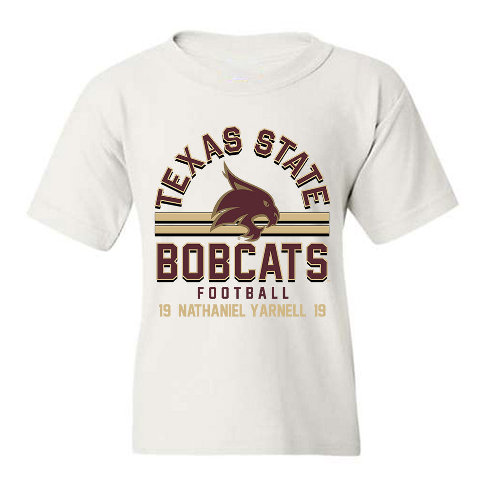 Texas State - NCAA Football : Nathaniel Yarnell - Classic Fashion Shersey Youth T-Shirt-0