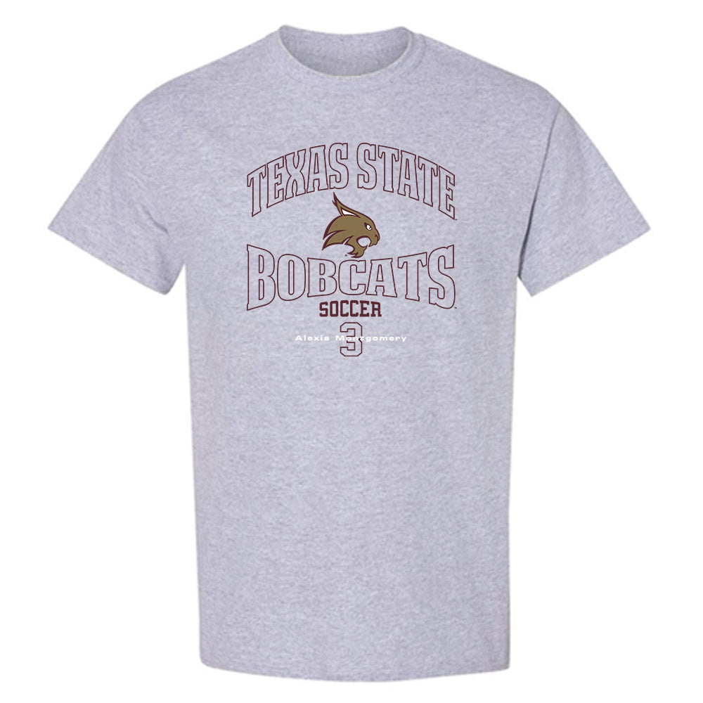 Texas State - NCAA Women's Soccer : Alexis Montgomery - T-Shirt-0
