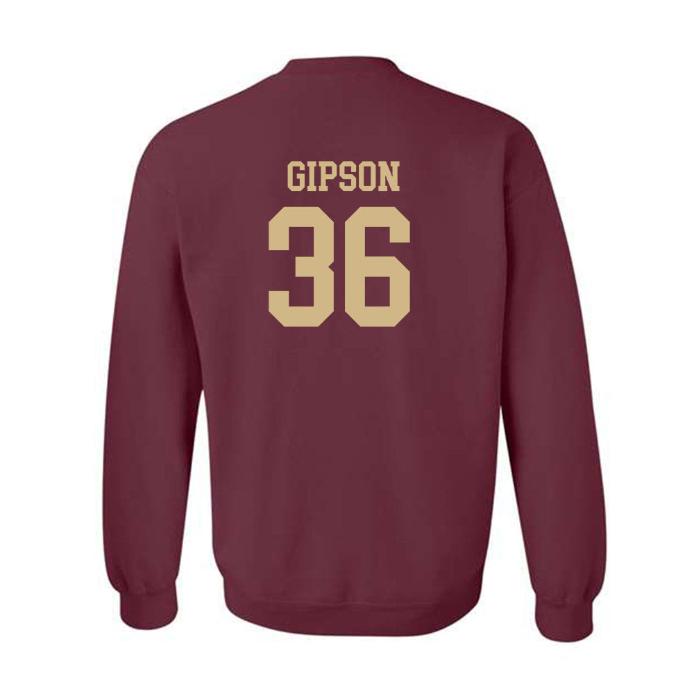Texas State - NCAA Football : Greg Gipson - Classic Shersey Crewneck Sweatshirt-1