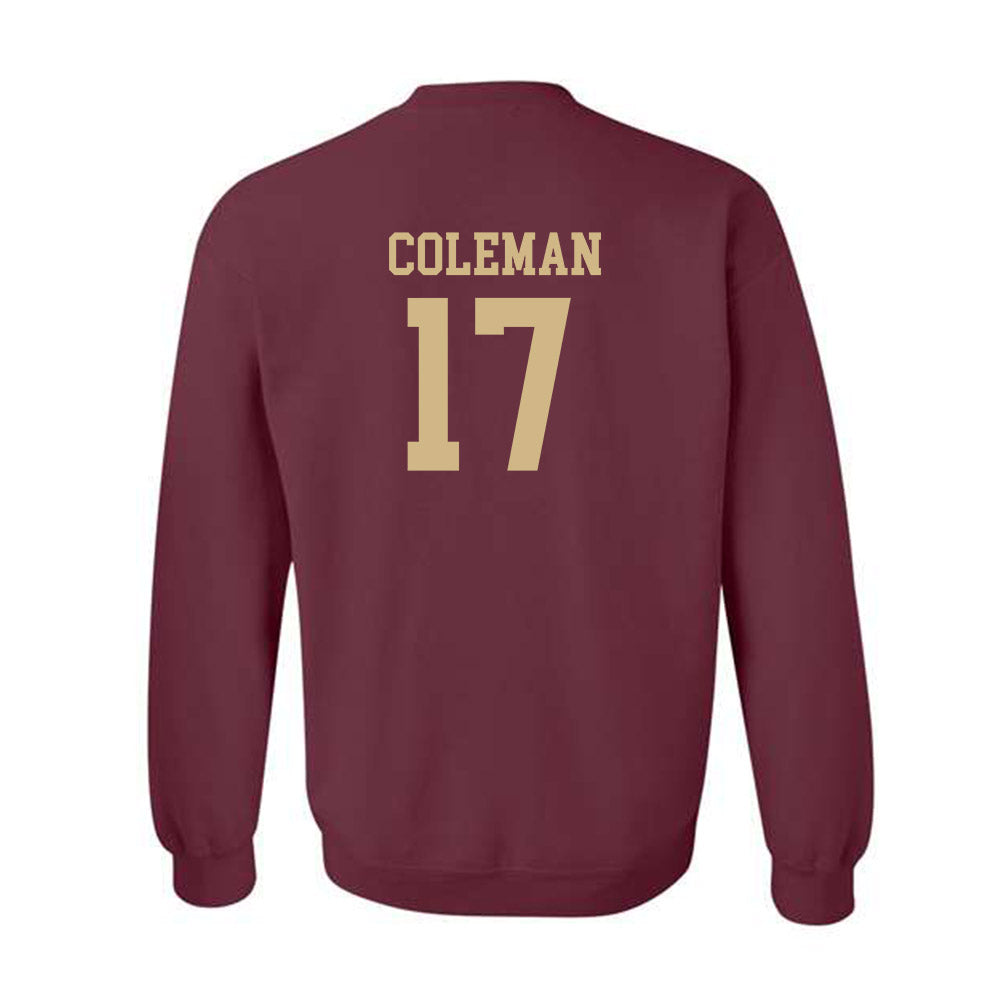 Texas State - NCAA Softball : Aiyana Coleman - Classic Shersey Crewneck Sweatshirt-1