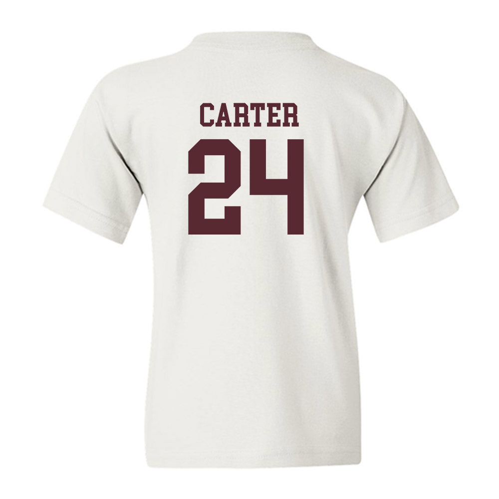 Texas State - NCAA Football : Caleb Carter - Classic Shersey Youth T-Shirt-1