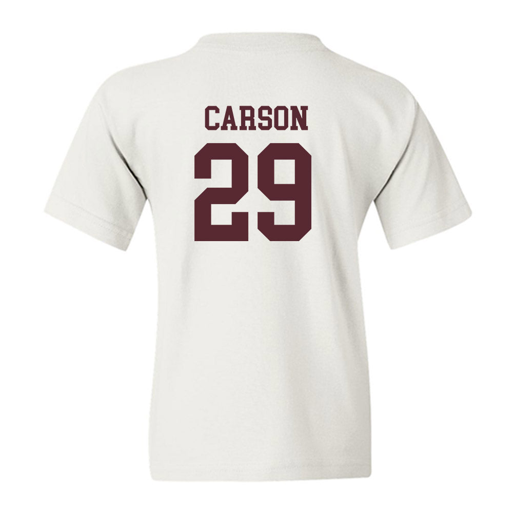 Texas State - NCAA Baseball : Tanner Carson - Classic Shersey Youth T-Shirt-1