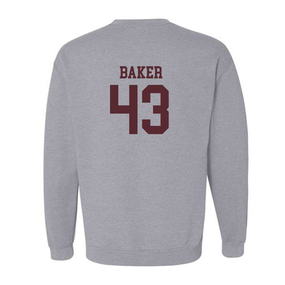 Texas State - NCAA Baseball : Caden Baker - Crewneck Sweatshirt-1