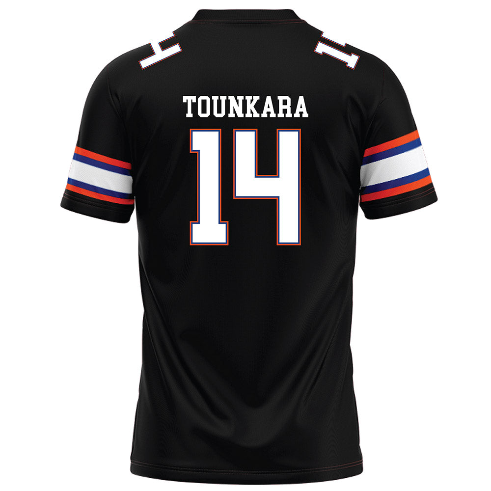 Florida - NCAA Football : Muizz Tounkara - Black Football Jersey-1