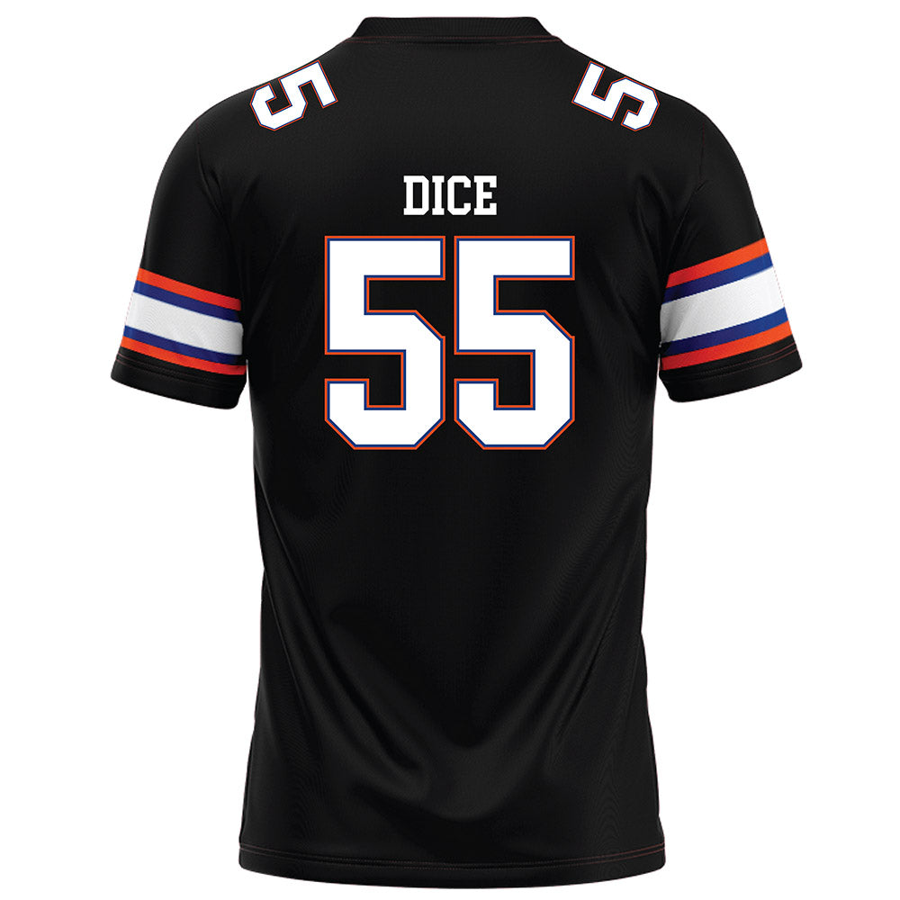 Florida - NCAA Football : Tavaris Dice - Black Football Jersey-1
