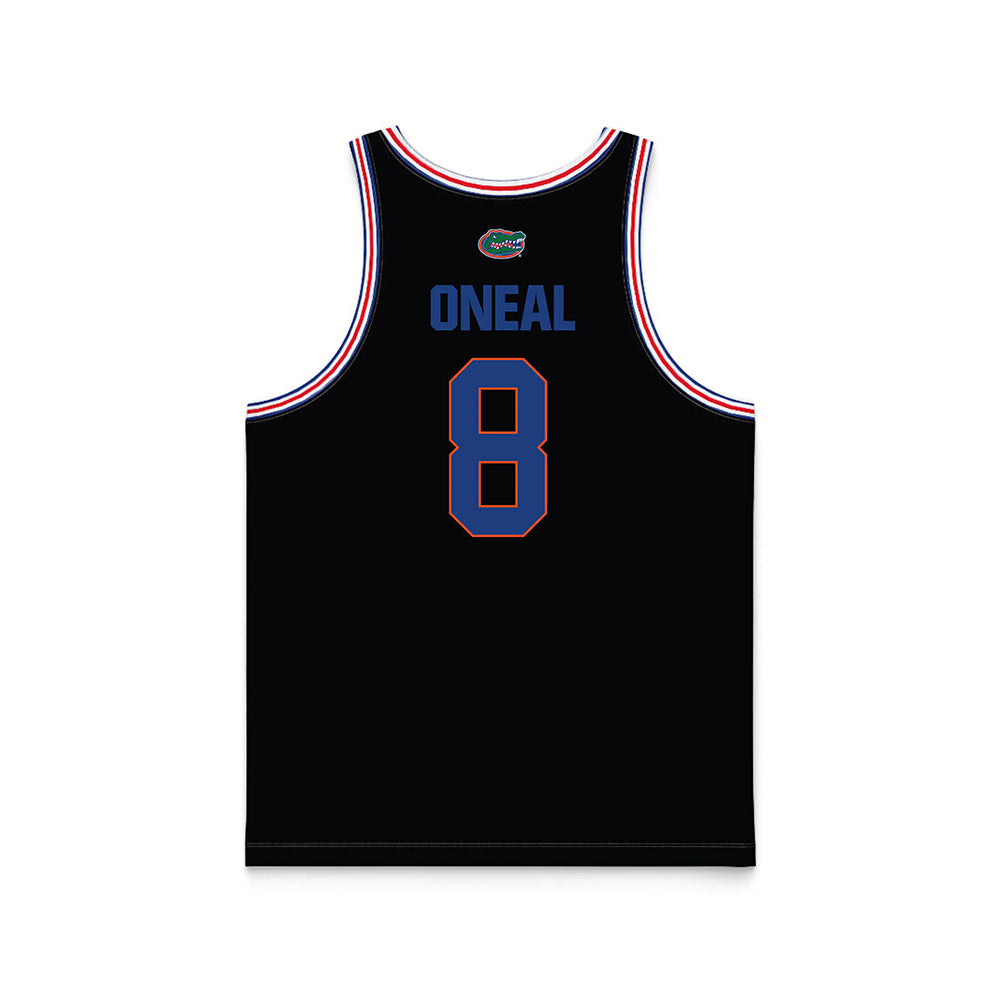 Florida - NCAA Women's Basketball : Mearah Oneal - Black Basketball Jersey