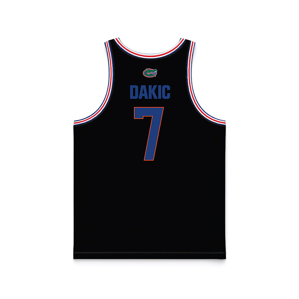 Florida - NCAA Women's Basketball : Emilija Dakic - Black Basketball Jersey-1