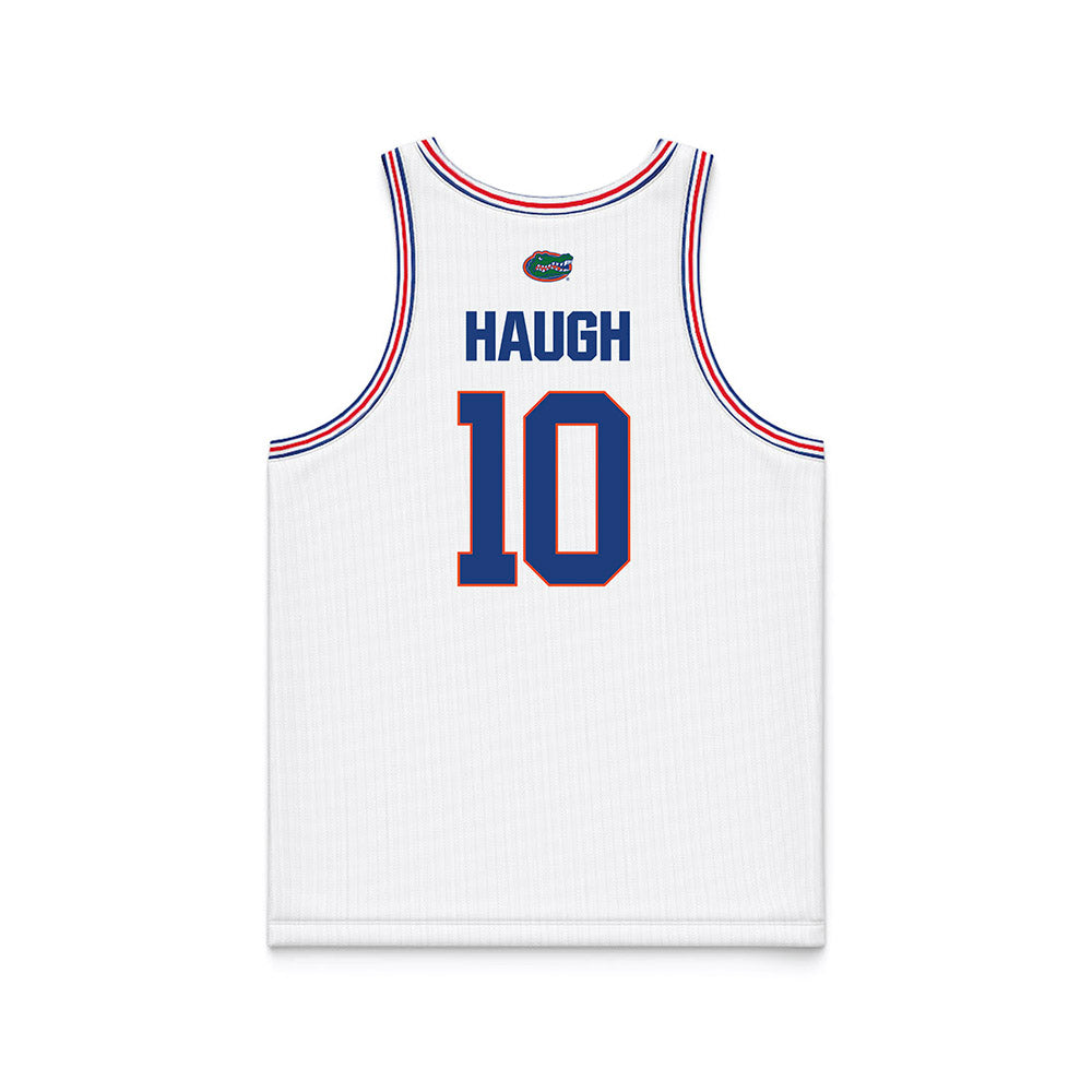 Florida - NCAA Men's Basketball : Thomas Haugh - White Basketball Jersey