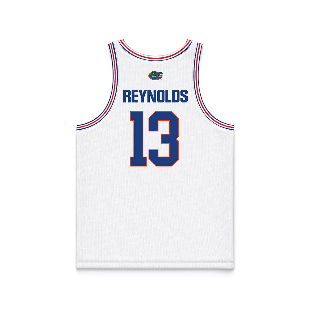 Florida - NCAA Women's Basketball : Laila Reynolds - White Basketball Jersey