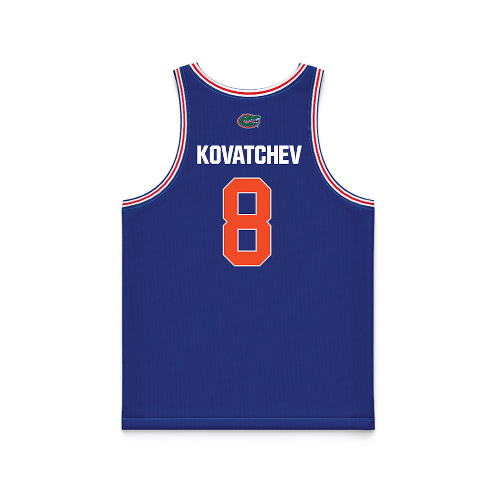 Florida - NCAA Men's Basketball : Alex Kovatchev - Royal Basketball Jersey-1