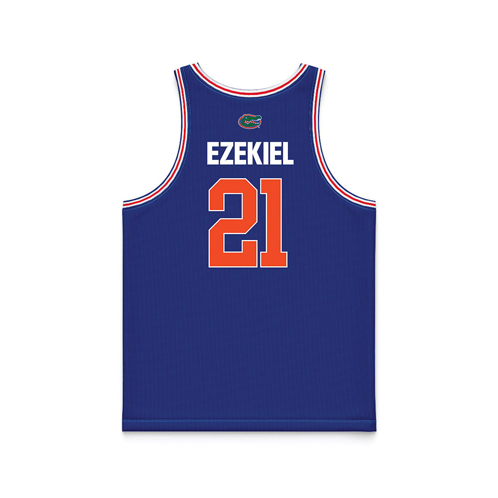 Florida - NCAA Women's Basketball : Ruth "Gift" Ezekiel - Royal Basketball Jersey-1