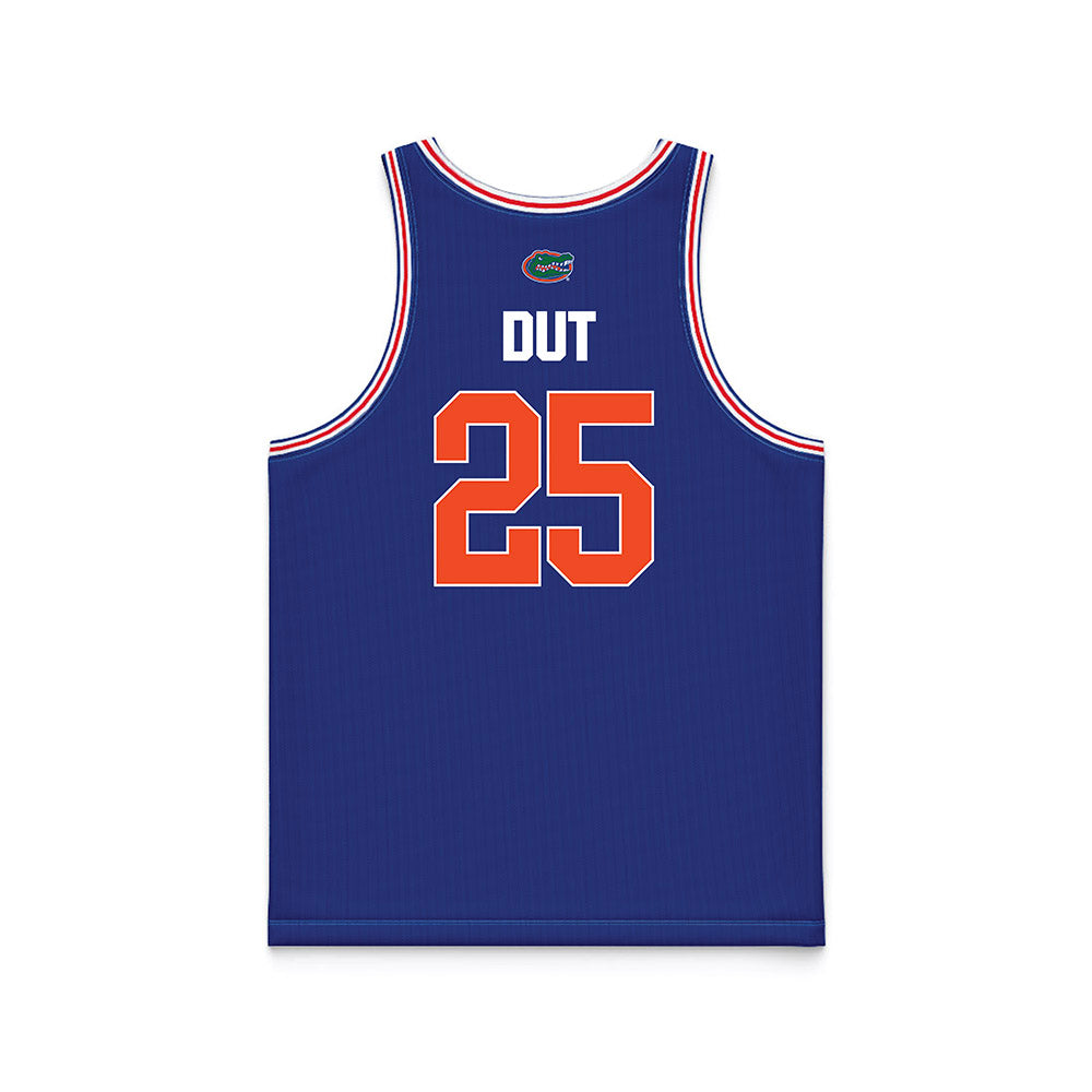 Florida - NCAA Women's Basketball : Beage Dut - Royal Basketball Jersey