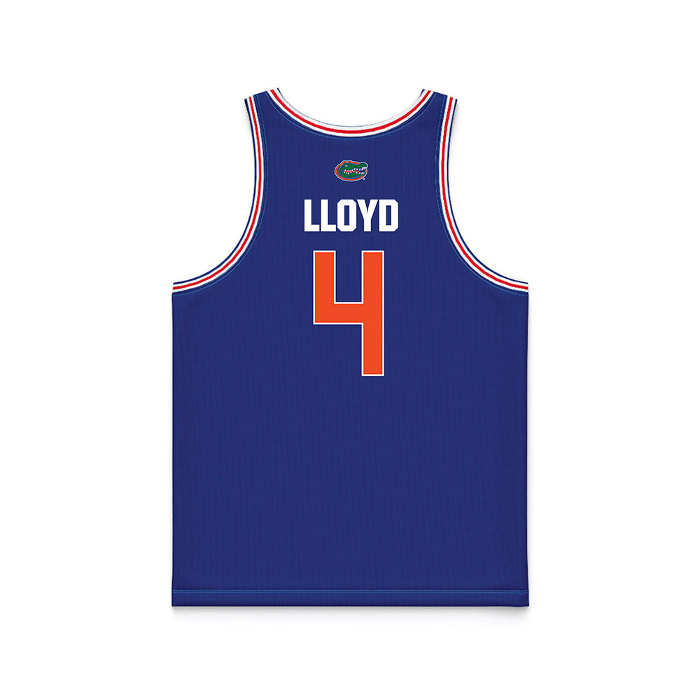 Florida - NCAA Men's Basketball : Alexander Lloyd - Royal Basketball Jersey-1
