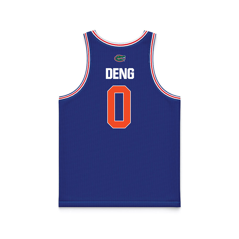 Florida - NCAA Women's Basketball : Sarah Deng - Royal Basketball Jersey-1
