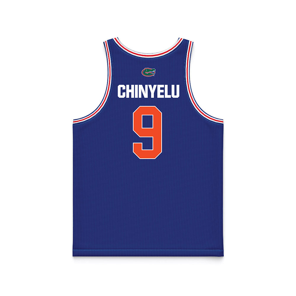 Florida - NCAA Men's Basketball : Rueben Chinyelu - Royal Basketball Jersey-1