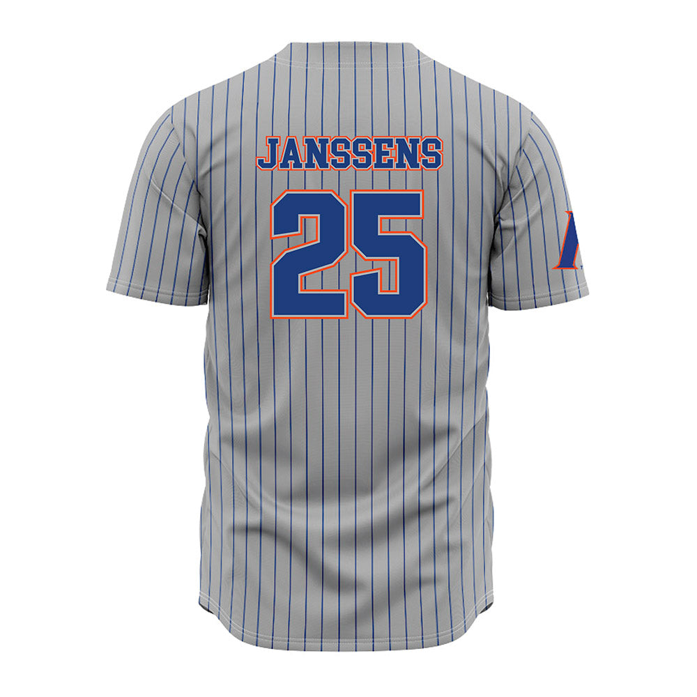 Florida - NCAA Baseball : niko janssens - Grey Jersey-1