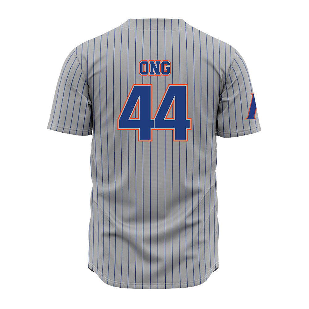 Florida - NCAA Baseball : Felix Ong - Grey Jersey