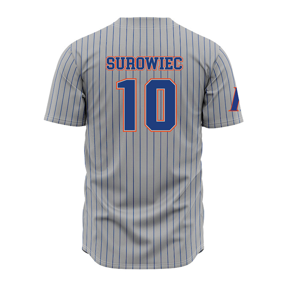 Florida - NCAA Baseball : Ethan Surowiec - Grey Jersey-1