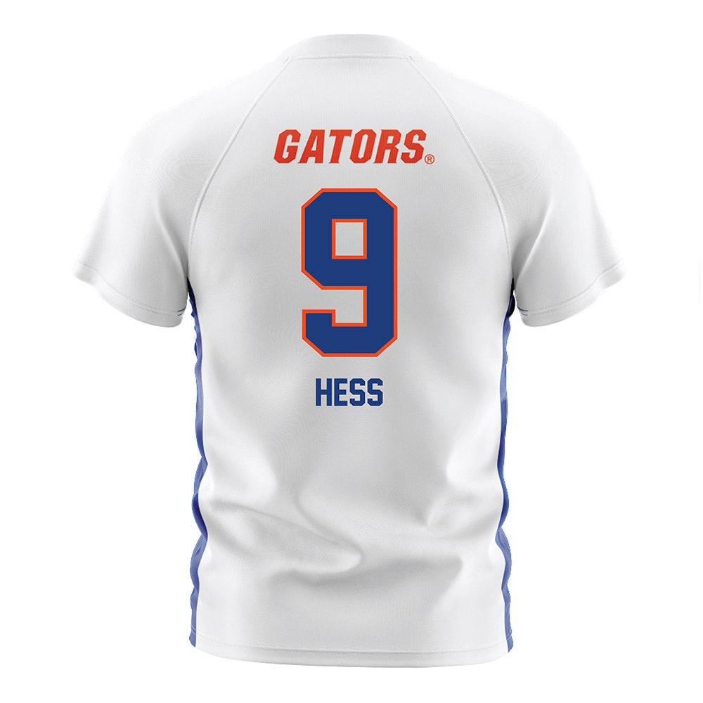 Florida - NCAA Women's Soccer : Addison Hess - White Soccer Jersey-1