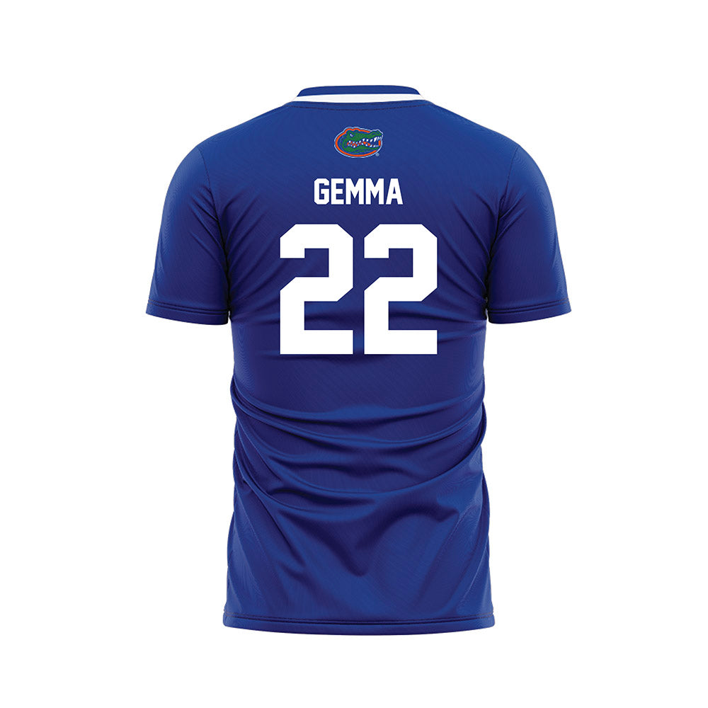 Florida - NCAA Women's Soccer : Abigail Gemma - Royal Soccer Jersey-1