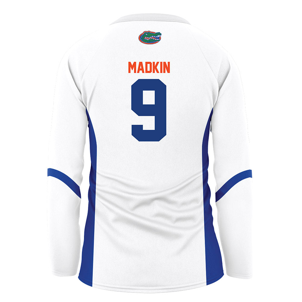 Florida - NCAA Women's Volleyball : Aniya Madkin - White Volleyball Jersey-1